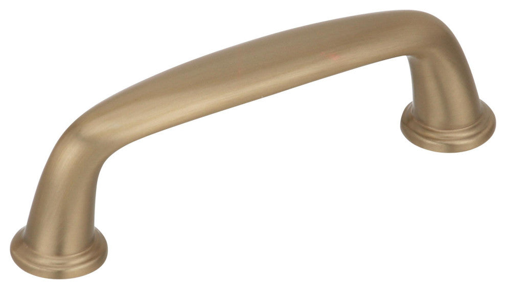 Kane 3" Center-to-Center Golden Champagne Cabinet Pull