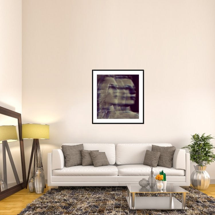 "A Quiet Darkness (shadows)" Framed Digital Print by Dalibor Davidovic, 42x44"