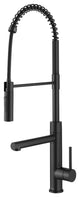 Pulldown Pot Filler Kitchen Faucet, Matte Black