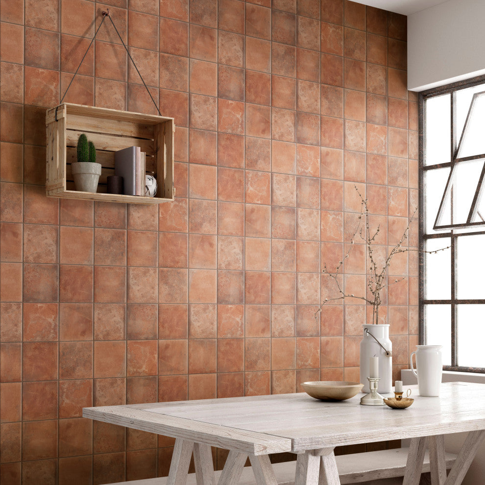 Americana Porcelain Floor and Wall Tile, Brown