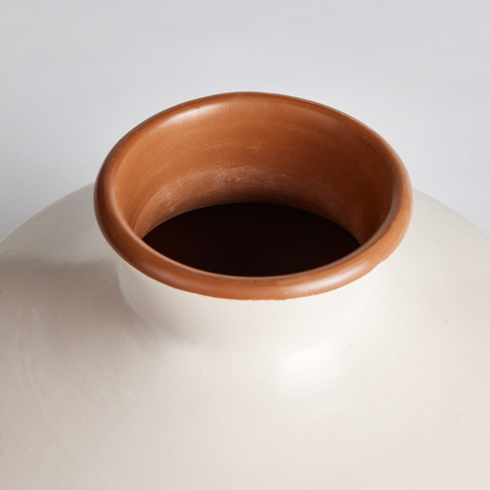 Fiorella Large White Vase