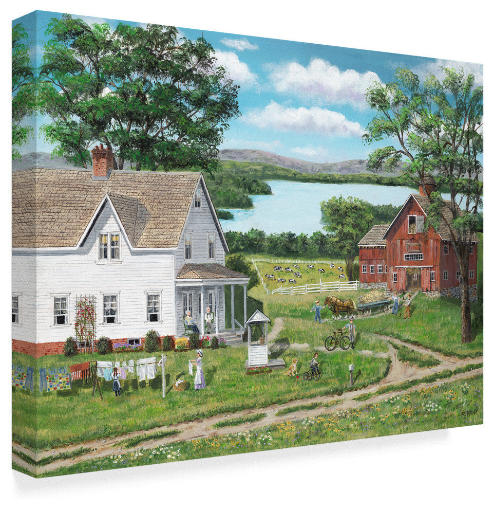 Bob Fair ''Summer Memories Barn'' Canvas Art