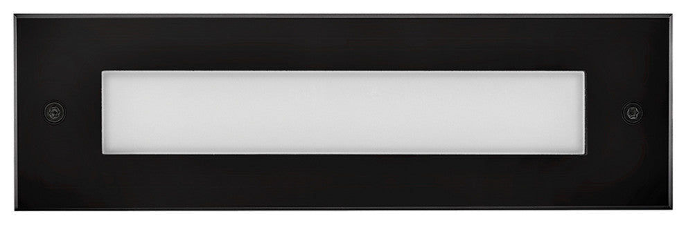 Hinkley Dash Flat Led Flush Step Light 120V, Stainless Steel Black