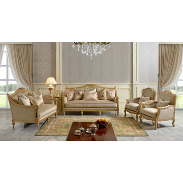 Milan 6-Piece Victorian Living Room Set