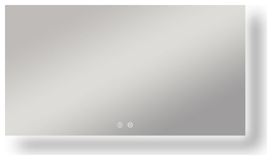 Aurora Backlit Dimmable LED Mirror with Defogger, 30"x36"x1.75"