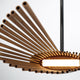 Umura 2-Light Chandelier, Black/Aged Gold