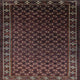 Ahgly Company Indoor Square Mid-Century Modern Area Rugs, 3' Square