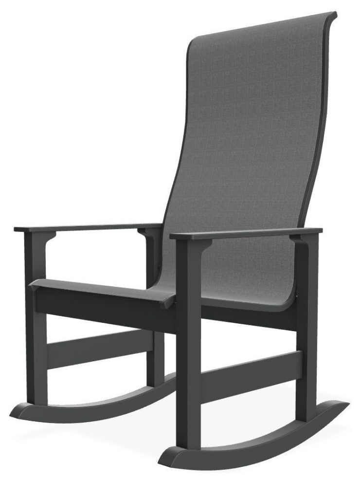 Leeward Sling Outdoor Supreme Rocker, Titanium/Graphite