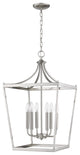 Kennedy 6-Light Satin Nickel Pendant