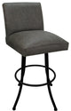 Swivel Metal Counter, Bar or Extra Tall Stool - Sommerville on Noam Base, Northwest Elk - Black, 34"