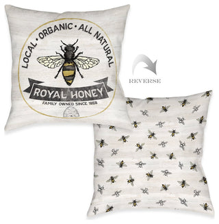 Royal Honey Outdoor Pillow, 18"x18"