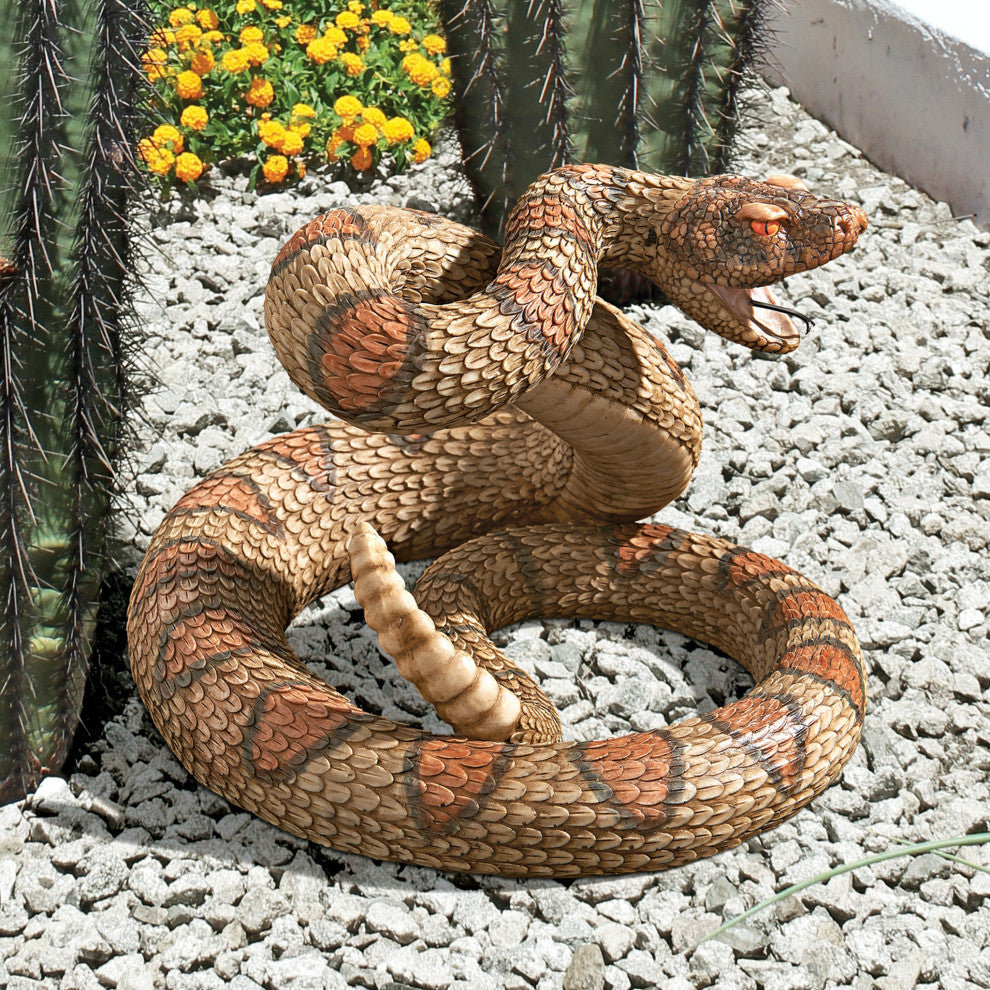 Western Diamondback Rattlesnake Statue