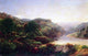 William Louis Sonntag Boating on a Mountain River Wall Decal