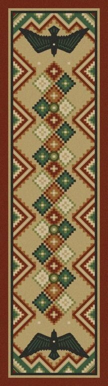 Sunset Dance Rug, Natural, 2'1"x7'8", Runner