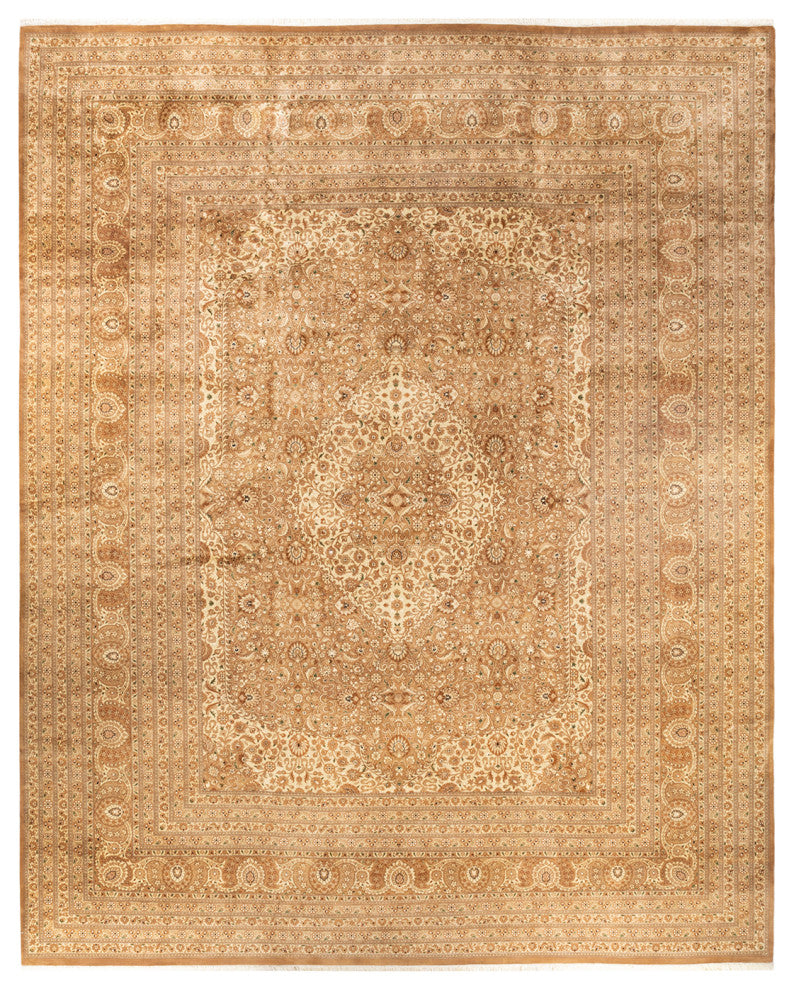 Mogul, One-of-a-Kind Hand-Knotted Area Rug  - Brown, 12' 2" x 15' 3"
