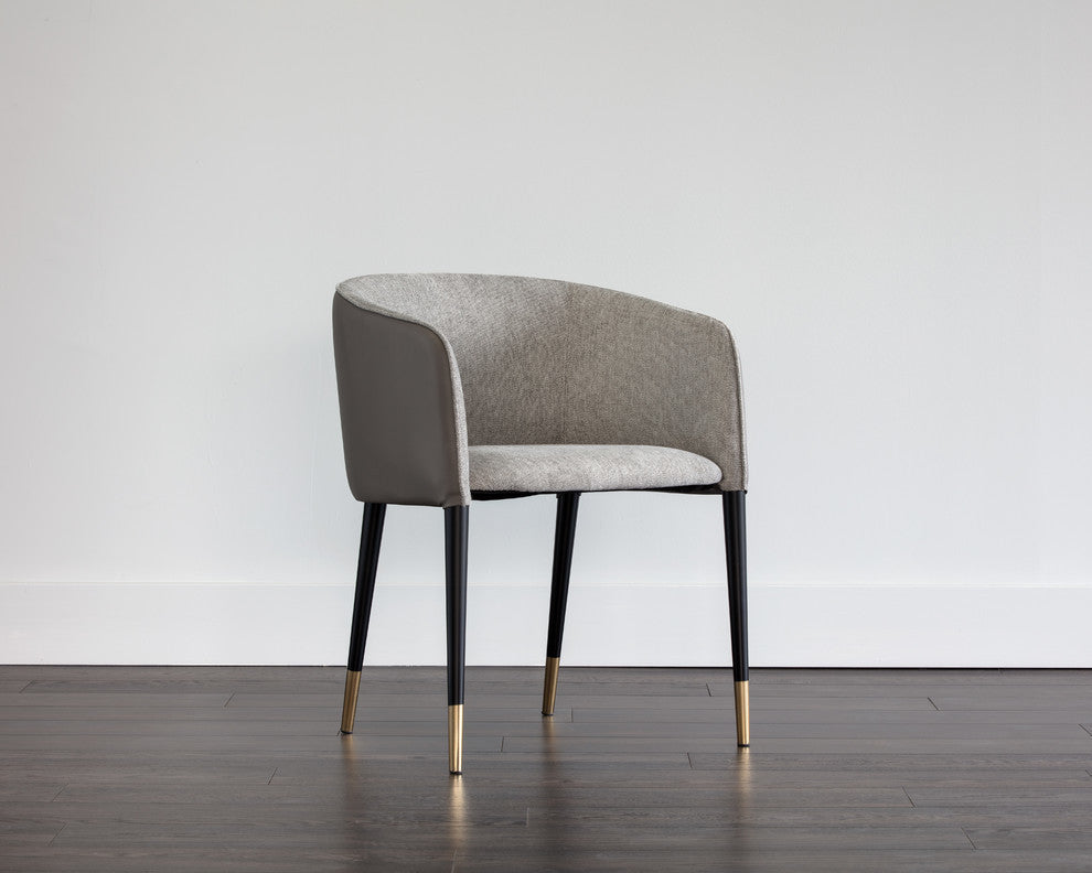 Asher Chair, Flint Gray/Napa Taupe