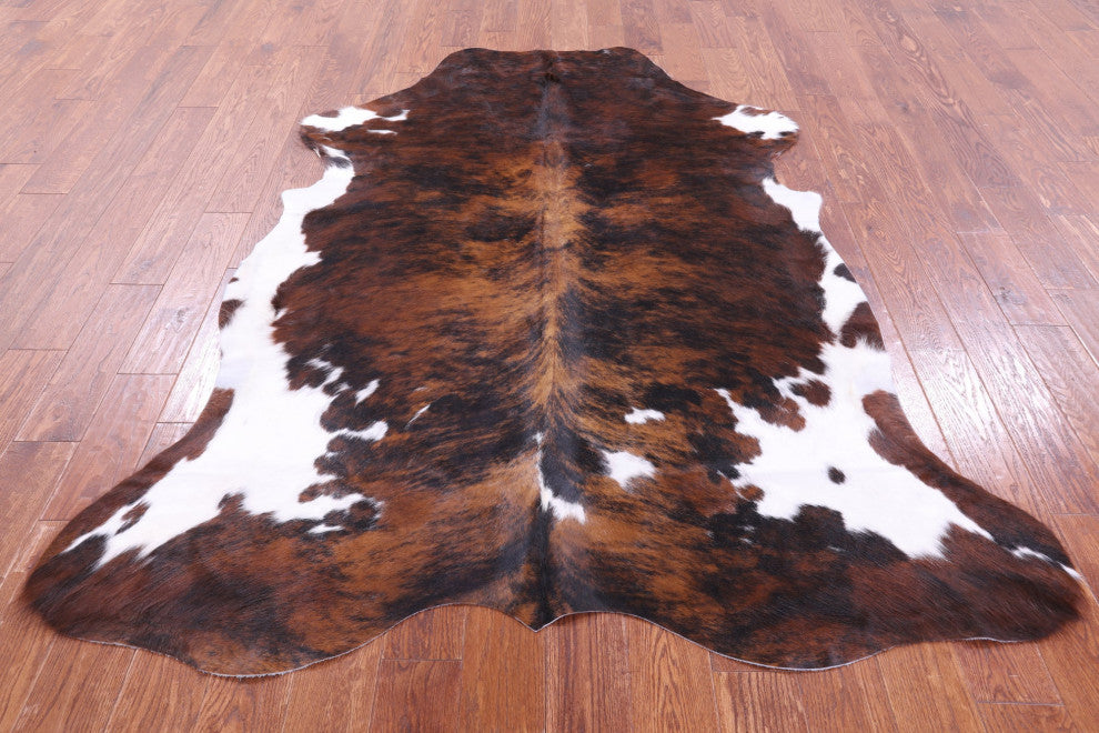 Organic Natural Hair-On Cowhide Area Rug 7' 1" X 5' 9" C1533