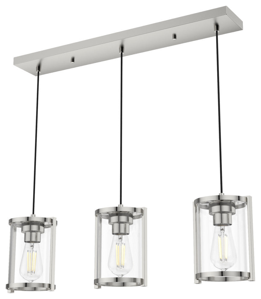 Astwood Polished Nickel 3 Light Cluster Ceiling Light Fixture