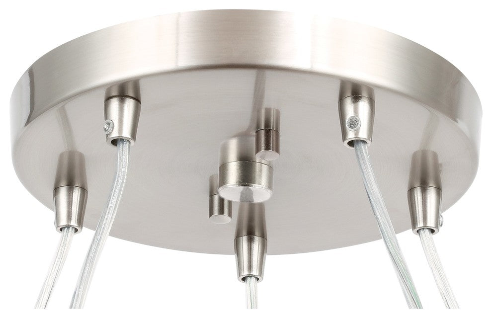 Woodbridge Lighting Tube 5-Light Pendant Chandelier
