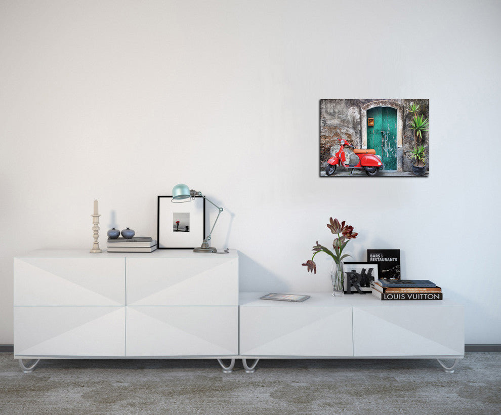 "La Dolce Vita" Tempered Glass Wall Art
