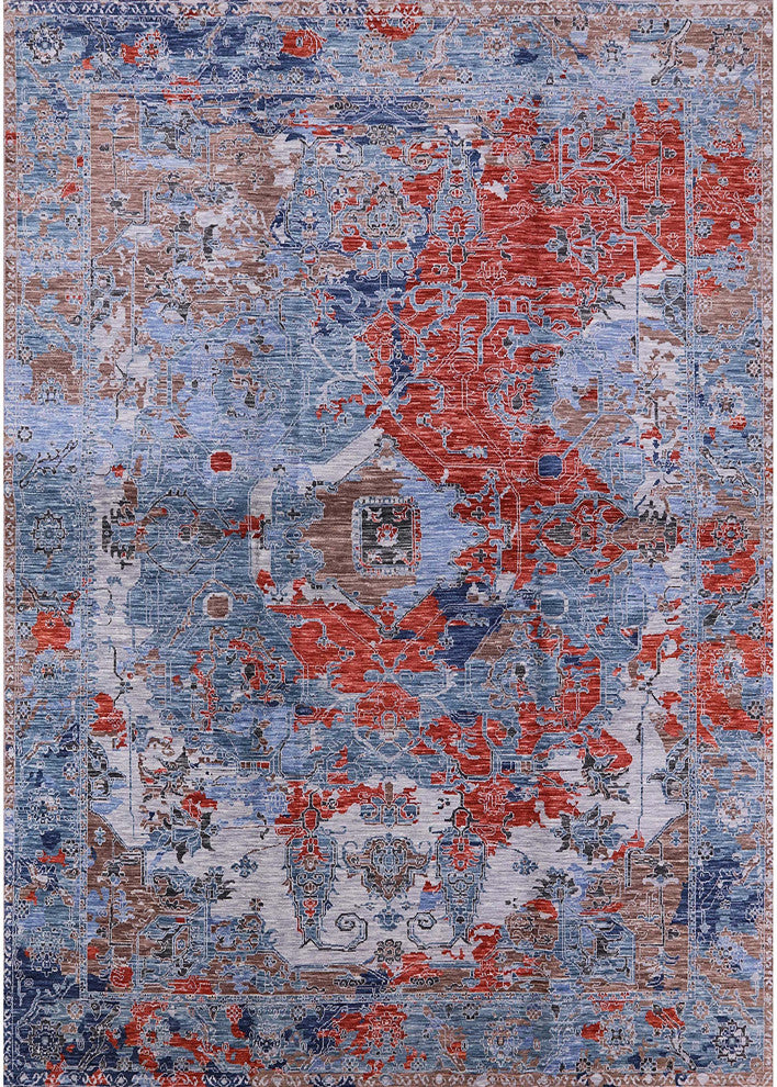 Ahgly Company Indoor Rectangle Mid-Century Modern Area Rugs, 4' x 6'