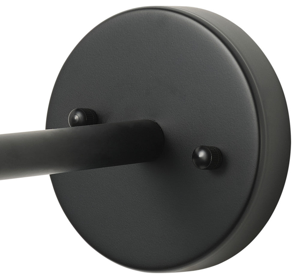 Modern 16" Gooseneck Wall Mount Matte Black Barn Light