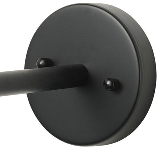 Modern 16" Gooseneck Wall Mount Matte Black Barn Light