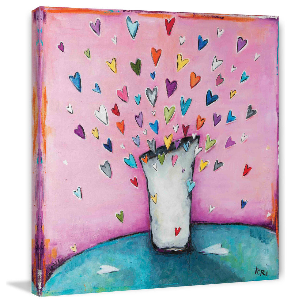 "Filled to the Brim With Love" Print on Canvas by Tori Campisi