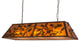 54 Long Oak Leaf & Acorn Oblong Pendant