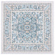 Safavieh Indoor-Outdoor Cabana Collection, CBN680 Rug, Navy/Grey, 6'7" Square