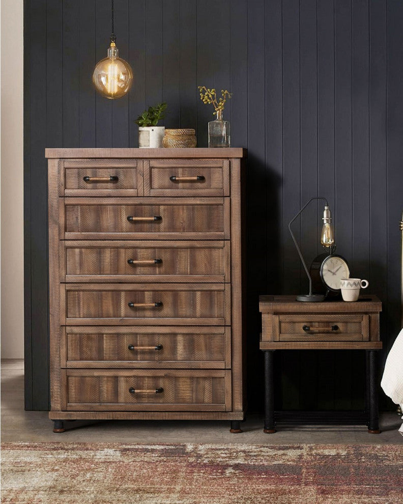 Crossings 1-Drawer Side Table - Reclaimed Barn