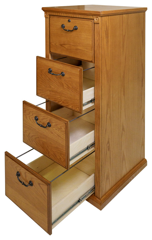 Huntington Oxford Four Drawer File Cabinet