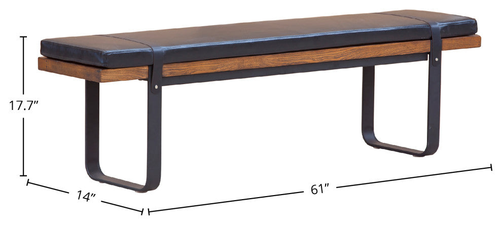 Brooklyn 61" Wide Upholstered Bench