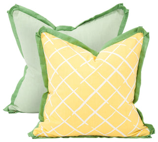 Howard Elliott Madcap Cottage Cove End Daffodil 20" x 20" Pillow