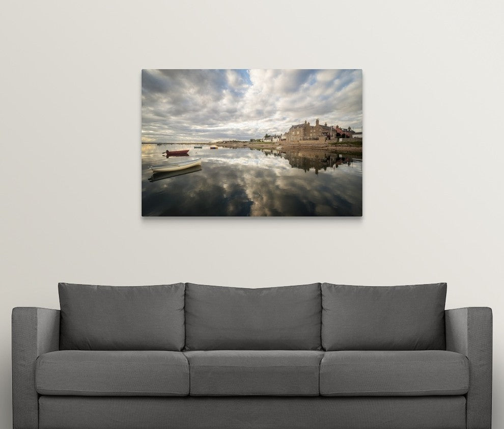 "reflection on the sea" Wrapped Canvas Art Print, 48"x32"x1.5"