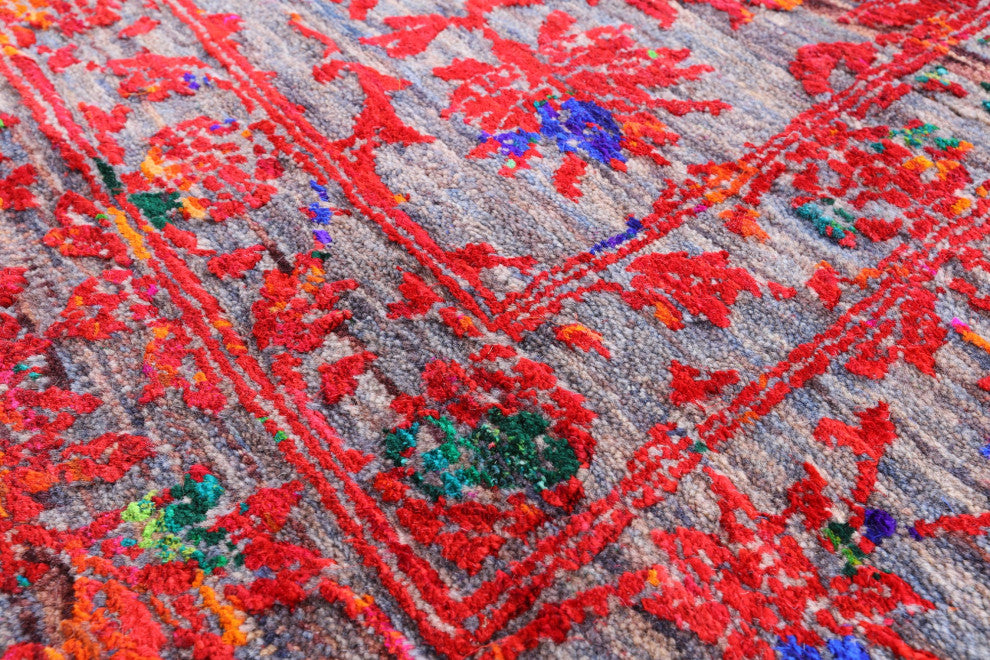 Hand Knotted Wool & Silk Persian Rug 8' 0" X 10' 3" - Q13496