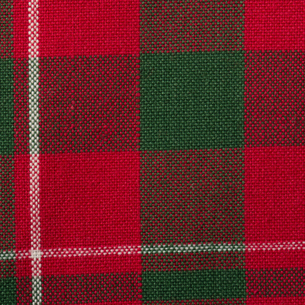 Design Imports Tartan Holly Plaid Table Runner and Napkin Set