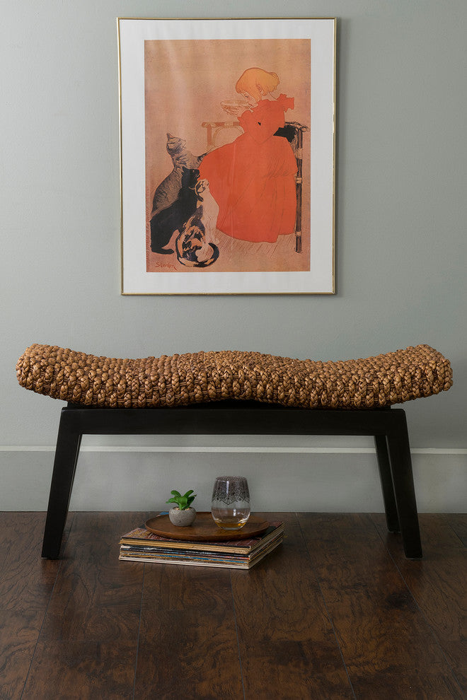 East at Main Myra Wood and Water Hyacinth Bench, Brown