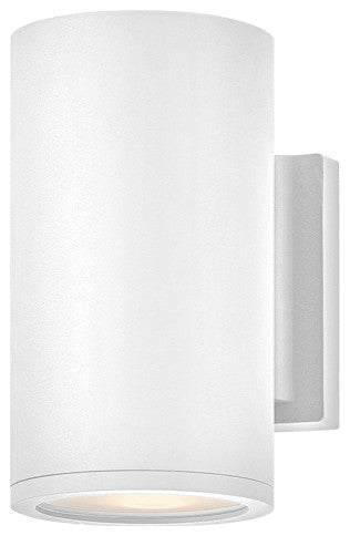 Hinkley Silo 8" Outdoor Down Light Wall Lantern, Satin White