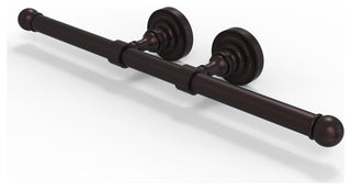 Dottingham Double Roll Toilet Tissue Holder, Antique Bronze
