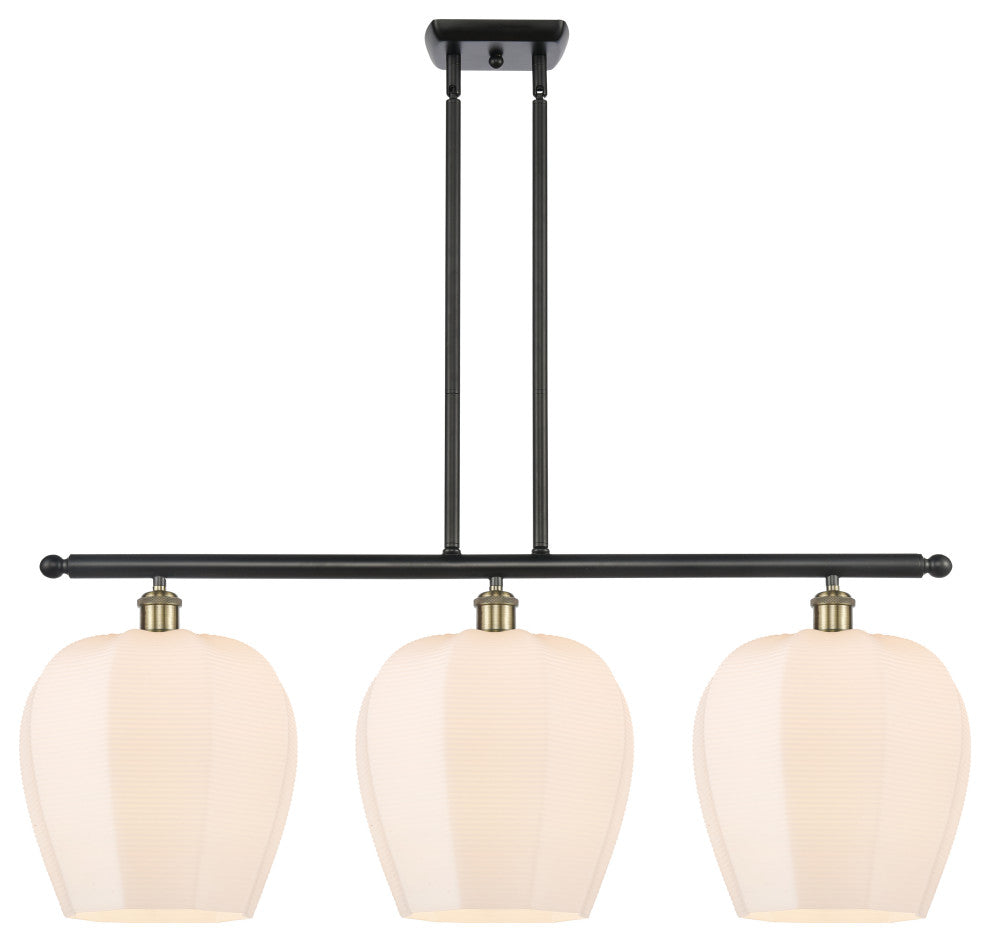 Innovations 516-3I-BAB-G461-12 3 Light Island Light, Black Antique Brass