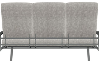 Belle Isle Cushion 3-Seat Outdoor Sofa, Hither Pewter/Graphite