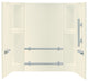Sterling Accord Vikrell Bathtub Wall Surround, Biscuit