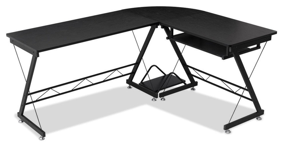 Modern L-Shape Corner Computer Study Desk