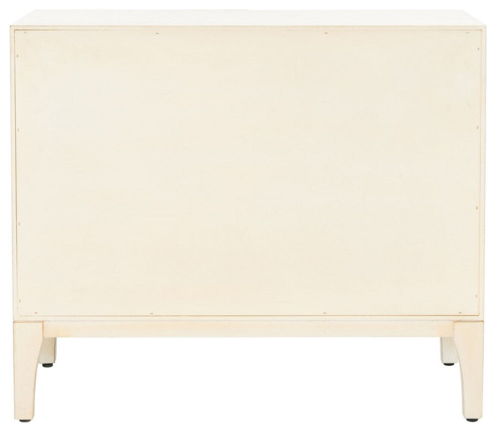 Safavieh Sula 2 Door 1 Shelf Chest, Antique White