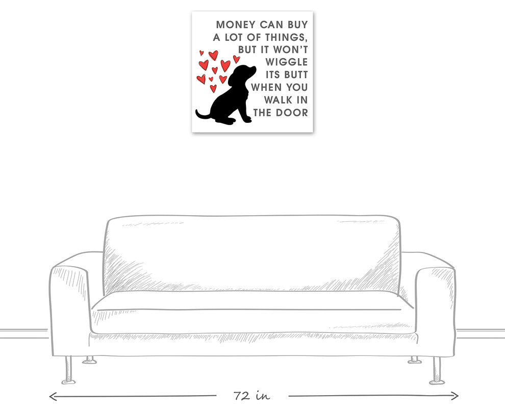 Designs Direct Creative Group Wiggle Butt 24x24 Canvas Wall Art