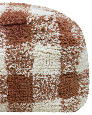 Vichy Pouf, Natural/Toffee
