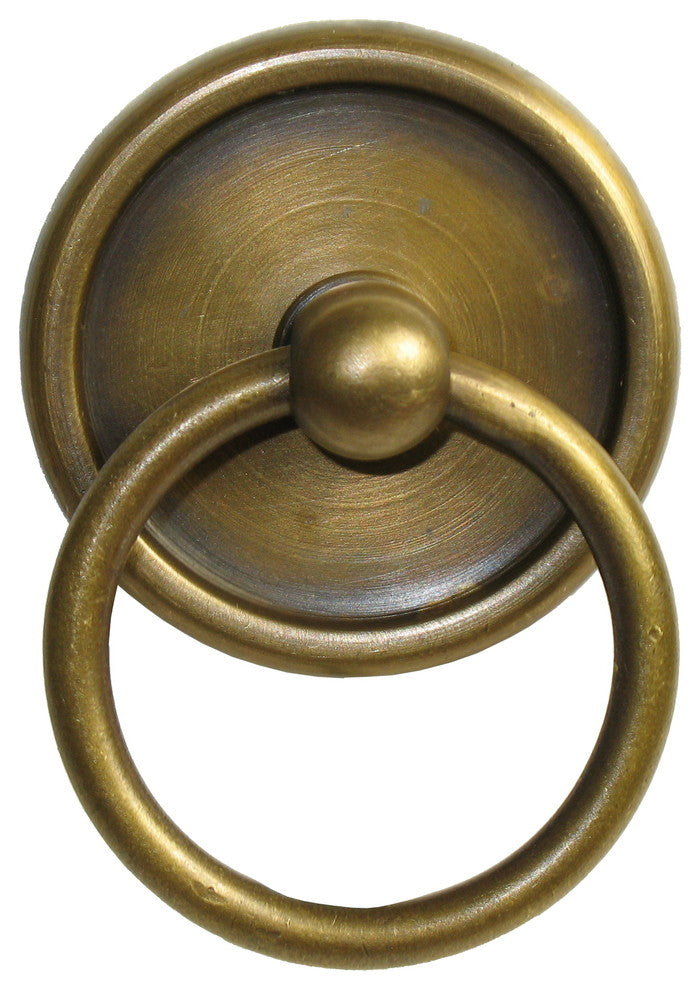 Small Ring Pull With Rimmed Backplate