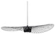 Lilly Pendant Lamp, Black, 55" in Dia