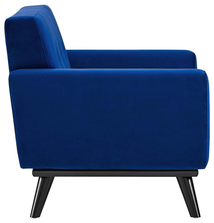Engage Performance Velvet Armchair
